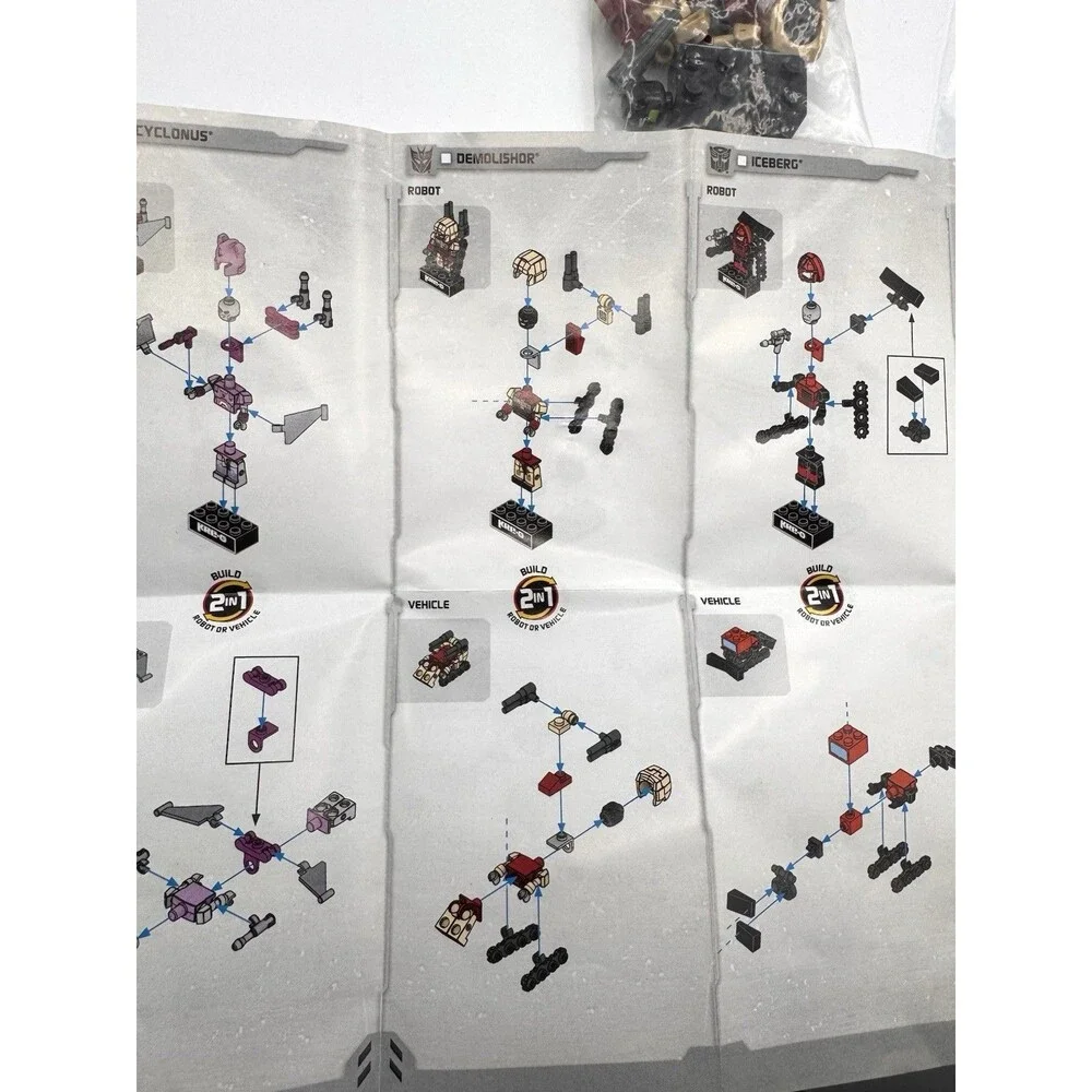 Transformers Kre-O Demolisher Micro Changers Mini Figure Sealed Kreon
